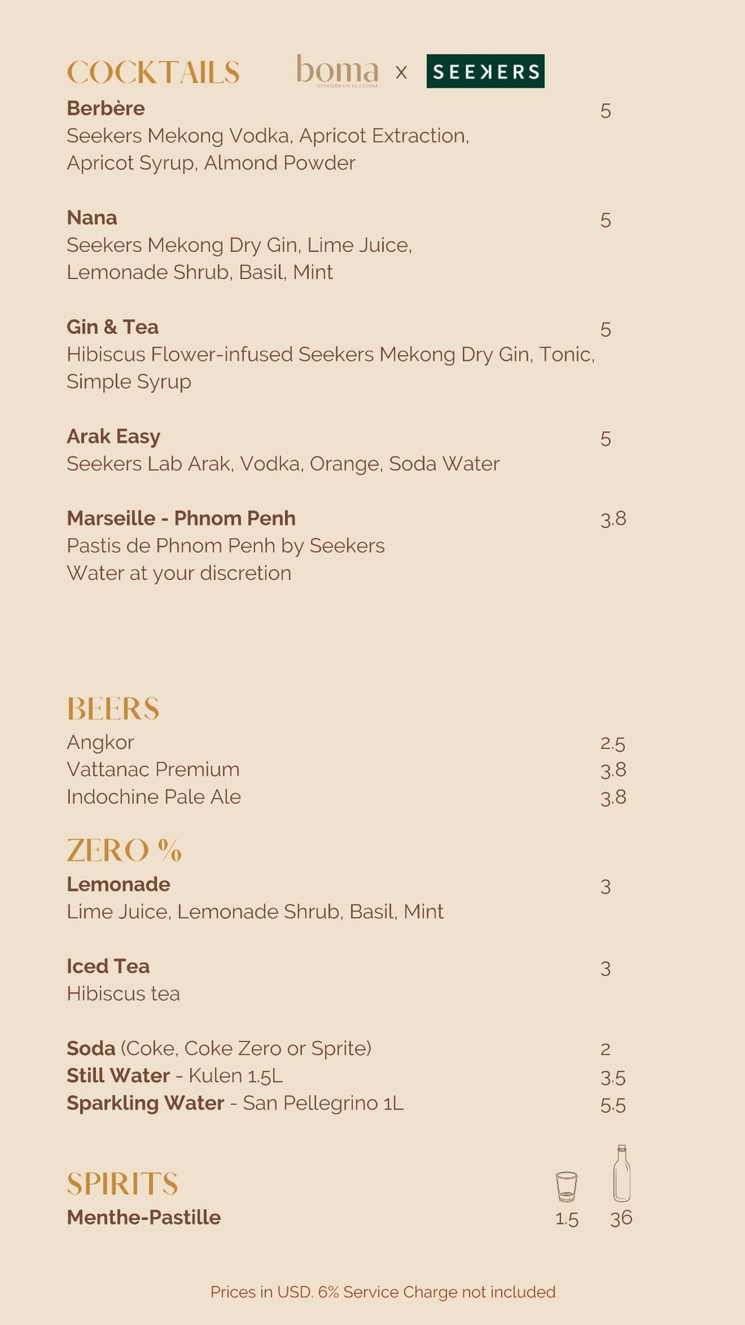 boma menu card 5