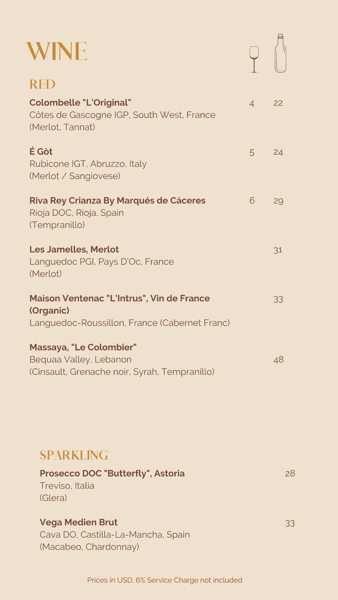 boma menu card 6